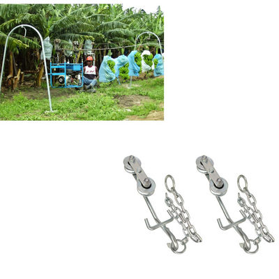 Roller Trolley Peternakan Pisang Perak 64mm Bekerja Dengan Lancar