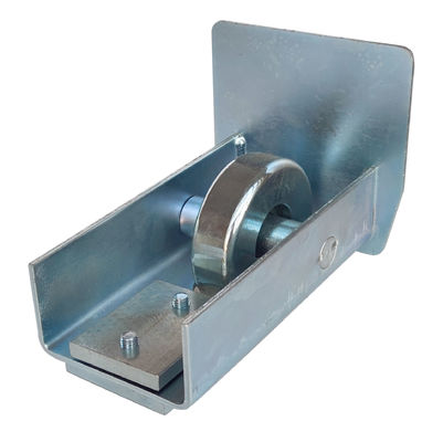 Self Supporting Cantilever Gate Wheel Permukaan Seng Putih Baja 98mm