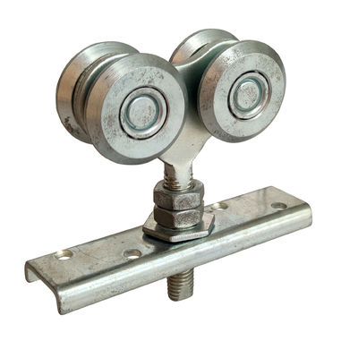 Roller Pintu Gantung 40mm Dengan Bola Baja Galvanis Putih