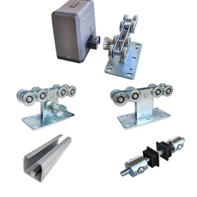 Zinc Adjustable Sliding Gate Roller Dengan 8 Rollers Flexible Bearing