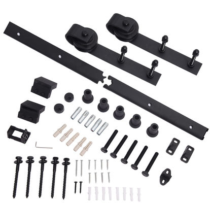 40mm Tebal Pintu Gudang Set Desain Klasik Tanpa Pintu