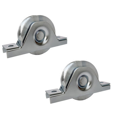 Roda Track Gerbang Tersembunyi 78mm Untuk Track Profil Bulat