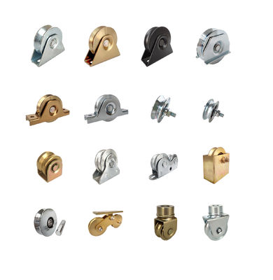 V Groove 3in Heavy Duty Sliding Gate Wheels Dengan Plat Kastor