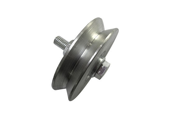 Q235 logam V Groove Sliding Gate Wheel Dengan Baut