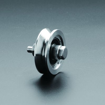 Bantalan ganda V Groove Sliding Gate Wheel Dengan Baut