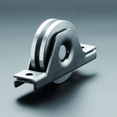 Bantalan ganda V Groove Sliding Gate Wheel Dengan Baut