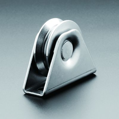 Bantalan ganda V Groove Sliding Gate Wheel Dengan Baut