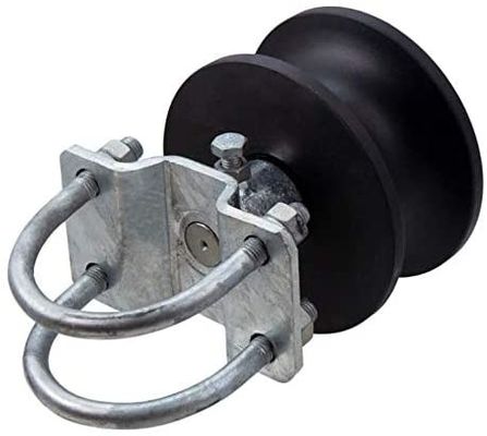 4&quot; Round Gate Premium Nylon Cantilever Roller Galvanis