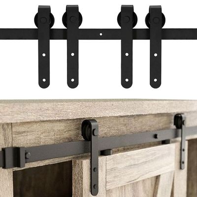 5Ft Mini Single Barn Door Hardware Kit Tali Klasik J Bentuk Gantungan