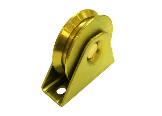 Q235 Y Groove Sliding Gate Wheel Seng Disepuh Perak