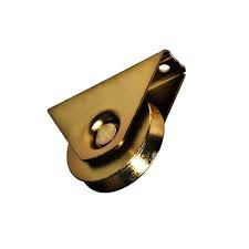2 Inches Seng Disepuh Y U V Groove Sliding Gate Wheel Dengan Bracket