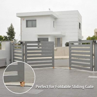 2 Inches Seng Disepuh Y U V Groove Sliding Gate Wheel Dengan Bracket