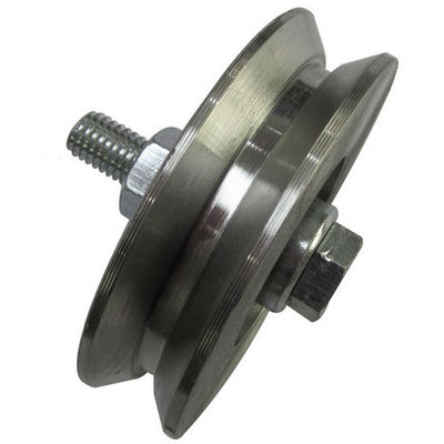 Q235 Metal Y Groove Sliding Gate Wheel Dengan Baut
