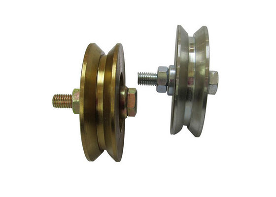 Q235 Metal Y Groove Sliding Gate Wheel Dengan Baut