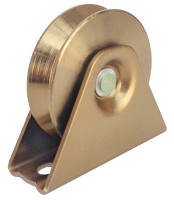 Steel V Groove Sliding Gate Wheel Q235 Logam 38mm - 200mm