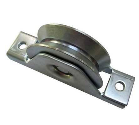 baja Q235 rol roda gerbang geser dengan alur Y