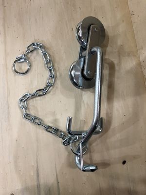 Pisang Cableway Roller Sheaves Dan Roda Untuk Gerbang Seng Permukaan Putih