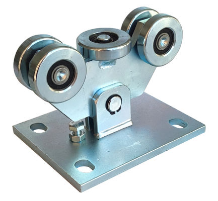 Besi Q235 Cantilever Gate Carriage Wheel Kit Sistem Tugas Berat