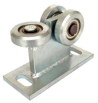 Roda Gerbang Kantilever Tugas Berat 68mm Seng Putih Seng Kuning