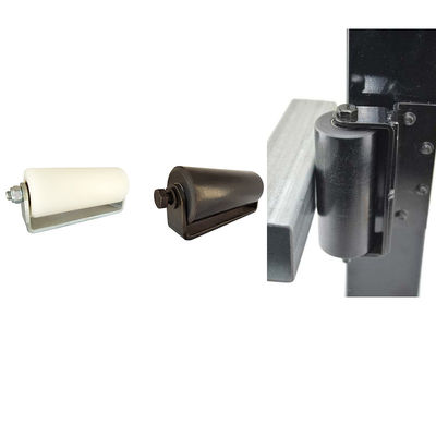 3 &quot;Rol Nilon Plastik Untuk Sliding Gates L Shape Bracket Black