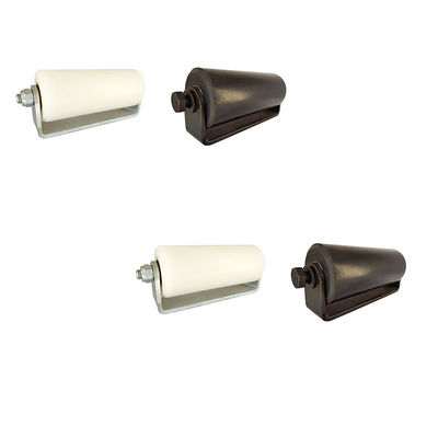 3 &quot;Rol Nilon Plastik Untuk Sliding Gates L Shape Bracket Black